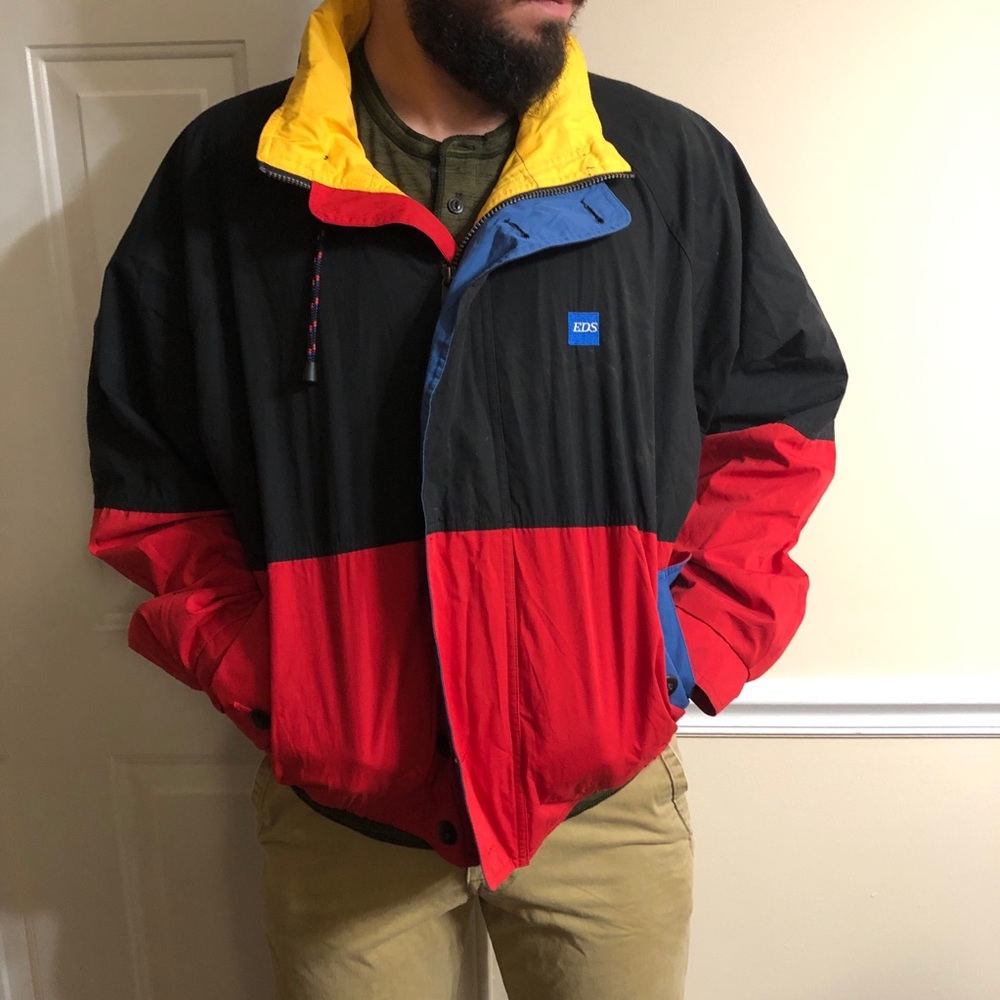 Vintage colorblock jacket - Picture 7 of 11